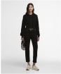 Women's Barbour International Gigi Knitted Bomber - Black