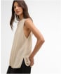 Women's Barbour International Valencia Knitted Vest - Ecru