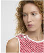 Women's Barbour Amanda Knitted Vest - Poppy Red