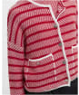 Women's Barbour Polly Knitted Cardigan - Poppy Red Stripe