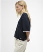 Women's Barbour Verona Knitted Jumper - Dark Navy / Cloud