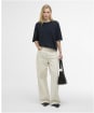 Women's Barbour Verona Knitted Jumper - Dark Navy / Cloud