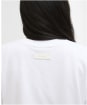 Women's Barbour Marron Top - White