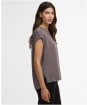 Women's Barbour International Brianna Top - Lavender Grey