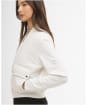 Women's Barbour International Emerson Quilted Sweater Jacket - Vaporous Grey