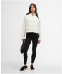 Women's Barbour International Prism Quilted Sweat - Vaporous Grey