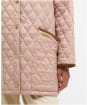 Women's Barbour Icons Modern Liddesdale Quilted Jacket - Gardenia / Dress / Beige