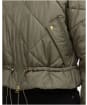 Women's Barbour International Pagan Quilted Jacket - Dusky Khaki