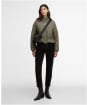 Women's Barbour International Pagan Quilted Jacket - Dusky Khaki