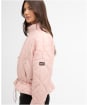 Women's Barbour International Pagan Quilted Jacket - Desert Pink