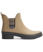 Women's Barbour Mallow Chelsea Wellington Boots - Beige / Dress Tartan