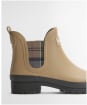 Women's Barbour Mallow Chelsea Wellington Boots - Beige / Dress Tartan