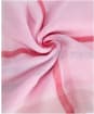 Women's Barbour Abigail Lightweight Cotton Linen Blend Tartan Scarf - Cherry Blossom