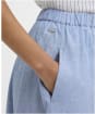 Women's Barbour Sutton Midi Skirt - Light Chambray