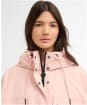 Women's Barbour International Tika Showerproof Jacket - Desert Pink
