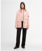Women's Barbour International Tika Showerproof Jacket - Desert Pink
