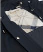 Women's Barbour Bronwyn Showerproof Jacket - Dark Navy / Dress Tartan