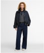 Women's Barbour Bronwyn Showerproof Jacket - Dark Navy / Dress Tartan