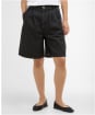 Women's Barbour Myra Denim Shorts - Black Denim