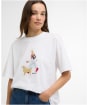 Women's Barbour Derwent T-Shirt - White