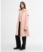 Women's Barbour International Longline Kyra Waterproof Jacket - Desert Pink