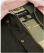 Women's Barbour Cropped Beadnell Waxed Jacket - Archive Olive / Ancient