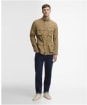 Men's Barbour Corbridge Casual Cotton Jacket - Stone