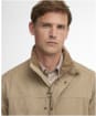Men's Barbour Sander Casual Jacket - Military Brown