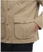 Men's Barbour Sander Casual Jacket - Military Brown