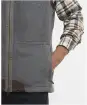 Men's Barbour Langdale Fleece Gilet - Dark Grey Marl