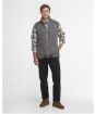 Men's Barbour Langdale Fleece Gilet - Dark Grey Marl