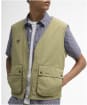 Men's Barbour Festival Gilet - Bleached Olive