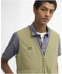 Men's Barbour Festival Gilet - Bleached Olive