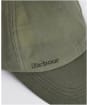 Men's Barbour Waxed Sports Cap - Light Moss
