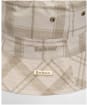 Men's Barbour Tartan Transport Bucket Hat - Mist Printed Tartan