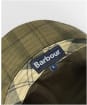 Men's Barbour Tartan Transport Bucket Hat - Dusky Green Tartan