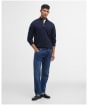 Men’s Barbour Cotton Half Zip Sweater - Navy