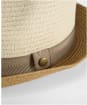 Men's Barbour Ashill Trilby Summer Hat - Ecru / Tan
