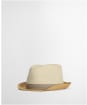 Men's Barbour Ashill Trilby Summer Hat - Ecru / Tan