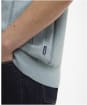 Men's Barbour Wellburn Knitted Polo Shirt - Slate