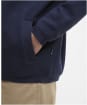 Men's Barbour Crowcombe Knitted Zip Through Sweater - Navy