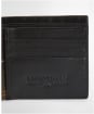 Men's Barbour Farne Woven Leather Wallet - Black