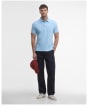 Men's Barbour Sports Polo 215G - Sky