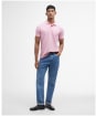Men's Barbour Sports Polo 215G - Pink