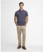 Men's Barbour Sports Polo 215G - Washed Navy