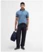 Men's Barbour Sports Polo Mix Shirt - Navy