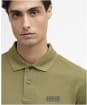 Men's Barbour International Essential Polo - Cable Olive