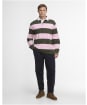 Men's Barbour Broome Rugby Shirt - Pink