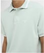Men's Barbour Ferrybridge Lightweight Tailored Fit Polo Shirt - Mint Blue