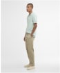 Men's Barbour Ferrybridge Lightweight Tailored Fit Polo Shirt - Mint Blue